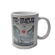 Mug en céramique Beatles Nippon Budokan Hall 350ml avec design vintage sur fond blanc