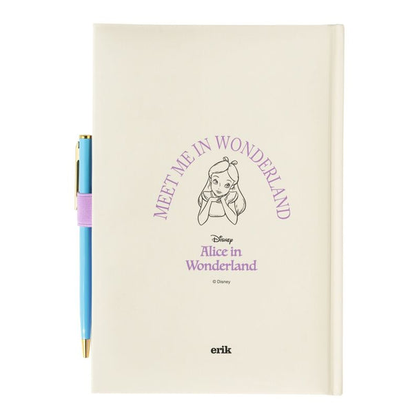 Vue du stylo assorti au cahier Disney Alice au Pays des Merveilles de marque ERIK