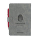 Détail de la couverture en PU du cahier Targaryen avec logo emblématique de la maison