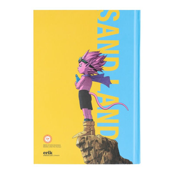 Vue ouverte du carnet ERIK Sand Land Stones A5 montrant les pages blanches de haute qualité