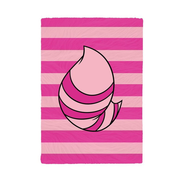 Vue détaillée du cahier Disney Alice au Pays des Merveilles montrant la texture peluche et le format compact