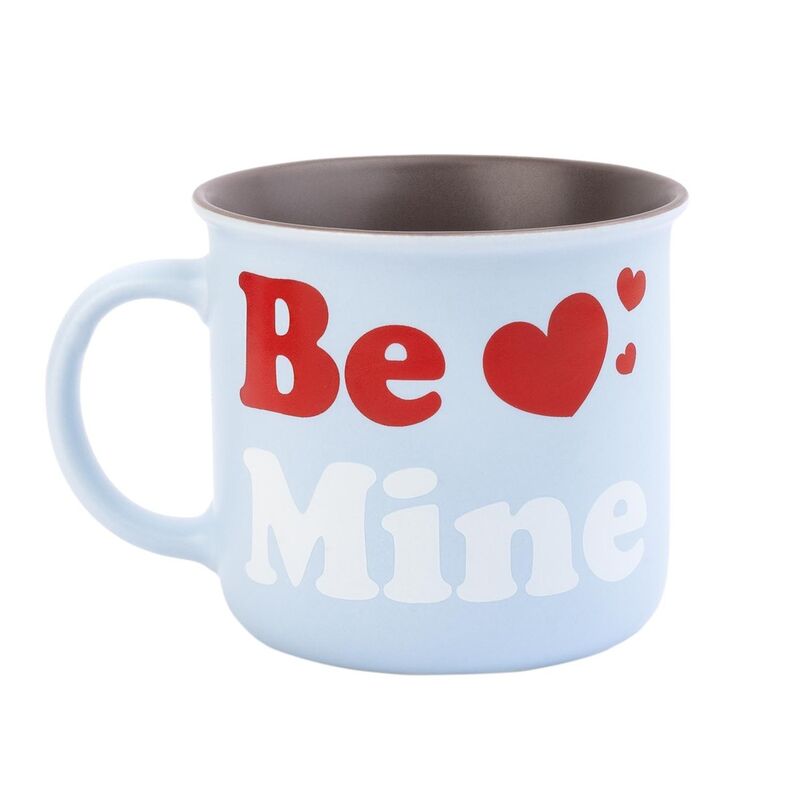 Vue de côté du mug Pusheen 380ml montrant la poignée ergonomique et le design coloré