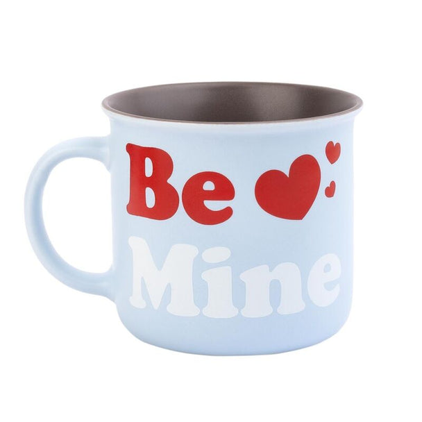 Vue de côté du mug Pusheen 380ml montrant la poignée ergonomique et le design coloré