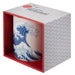 Vue latérale du mug ERIK montrant le design détaillé de la grande vague japonaise