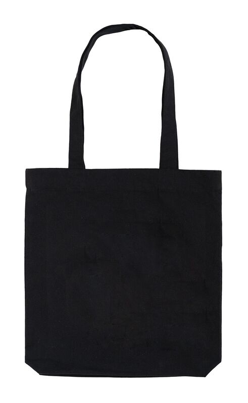Détail des larges anses du sac shopping Hellfire Club pour un port épaule confortable