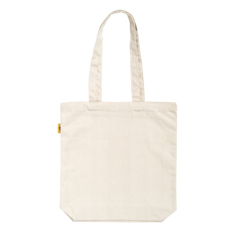 Zoom sur les deux larges anses confortables du sac My Hero Academia ERIK en coton recyclé