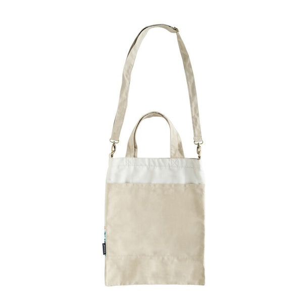 Détail des deux poignées courtes en coton sur le sac The Great Wave off Kanagawa ERIK