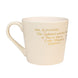 Image du mug Hedwig en céramique blanche sur fond neutre, mettant en valeur le design exclusif