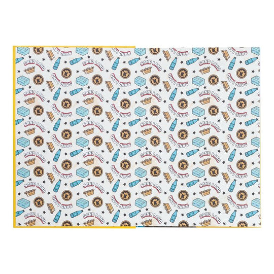 Détail de la texture de la couverture premium du carnet Sand Land Stones A5 ERIK