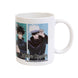 Vue de côté du mug Jujutsu Kaisen ERIK montrant la poignée ergonomique et la capacité 350ml