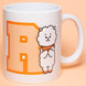 Vue latérale du mug BT21 RJ, mettant en avant sa poignée ergonomique et solide