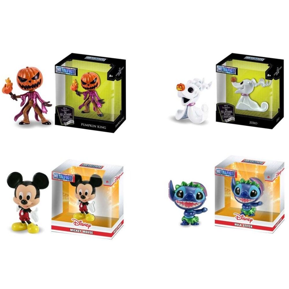 Ensemble de figurines Disney Metalfigs en métal die-cast de 6cm par JADA TOYS