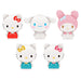Figurine capsule Hello Kitty Sanrio BANDAI en gros plan avec couleurs vives