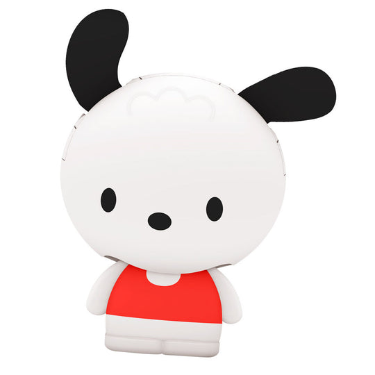 Figurine Sanrio Kuromi en capsule violette, design espiègle et mignon