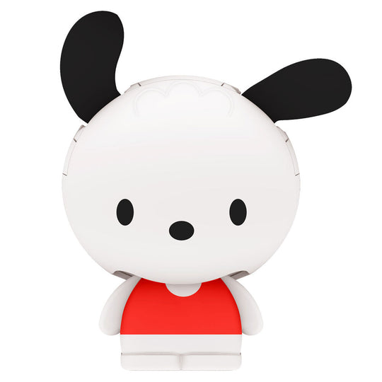 Capsule figurine Sanrio avec personnage Hangyodon, bleu et blanc vif