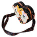 Sac Loungefly Disney avec bandoulière ajustable en gros plan sur la texture et finition