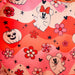 Vue latérale du sac épaule Loungefly Disney Mickey & Minnie Floral Ghost montrant la profondeur