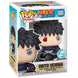 Vue rapprochée de la figurine Funko POP Obito Uchiha avec détails précis du visage et costume, édition exclusive.