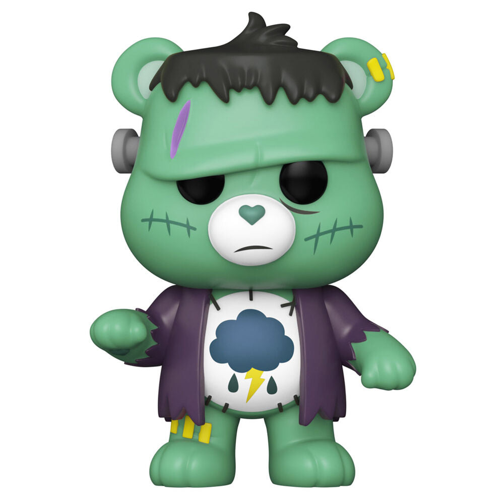 Figurine Funko POP Care Bears x Monsters Grumpy Bear Frankenstein en vinyle de 9 cm dans sa boîte cadeau
