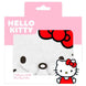 Serviette cheveux Hello Kitty CERDÁ en polyester, vue de face avec motif coloré et doux au toucher