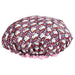 Bonnet de douche Hello Kitty CERDÁ en polyester blanc avec motifs colorés, vue de face