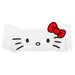 Vue rapprochée du bandeau Hello Kitty montrant le tissu doux et le design imprimé en détail.