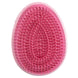 Vue latérale de la brosse démêlante Hello Kitty montrant sa taille pratique 7x9x4 cm