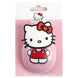 Brosse Hello Kitty CERDÁ posée sur une surface blanche, idéale pour enfants et cheveux sensibles