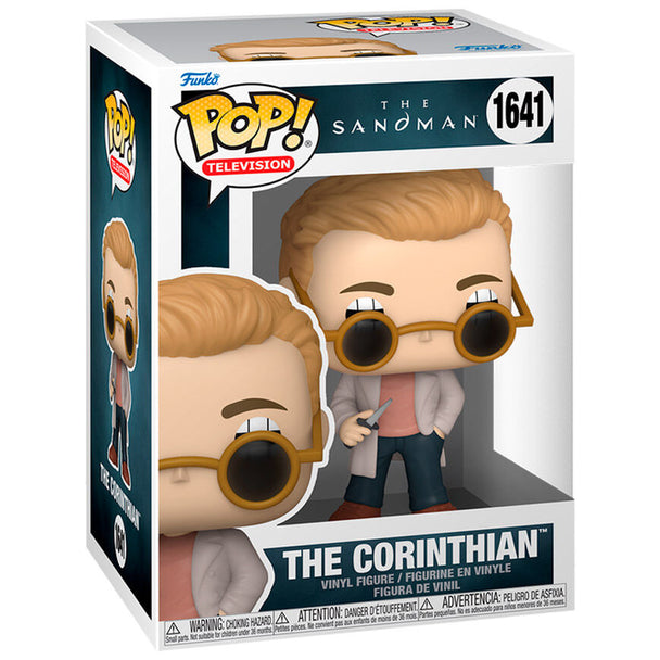 Vue détaillée de la figurine Funko POP The Sandman The Corinthian montrant son design unique et ses couleurs vives
