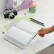 Pochette intérieure à l'arrière du carnet Beetlejuice A5 pour ranger documents et notes