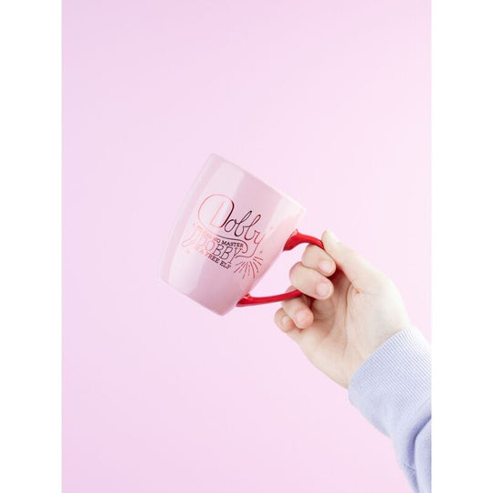 Ensemble du mug Harry Potter Dobby avec couvercle en silicone, présenté sous différents angles