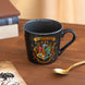 Vue de dessus du mug premium Harry Potter révélant son intérieur propre et brillant