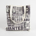 Sac shopping Harry Potter Cerdá 39cm avec motifs magiques sur fond coloré, vue de face