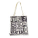 Détail du tissu polyester-coton du sac shopping Harry Potter Cerdá, mettant en valeur sa texture résistante