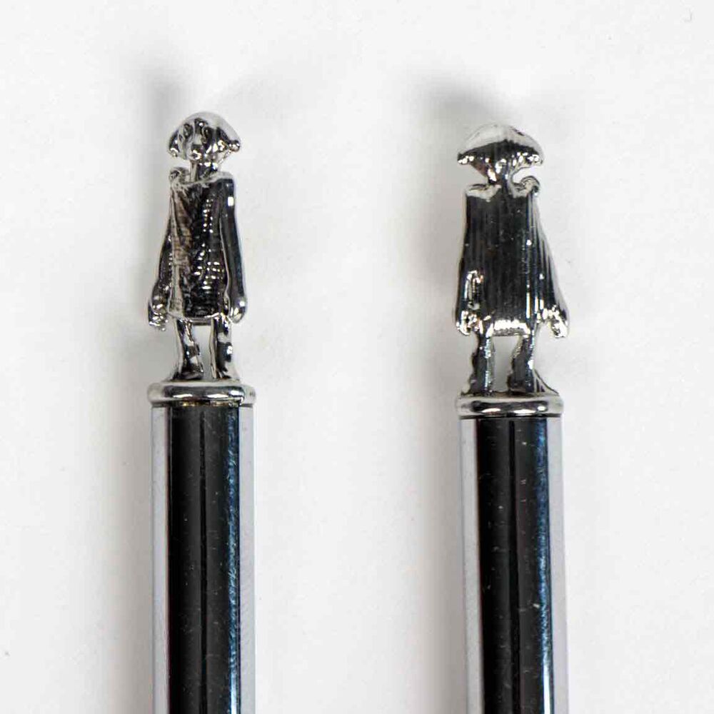 Accessoires de papeterie complémentaires du set Harry Potter Dobby, incluant gomme et règle