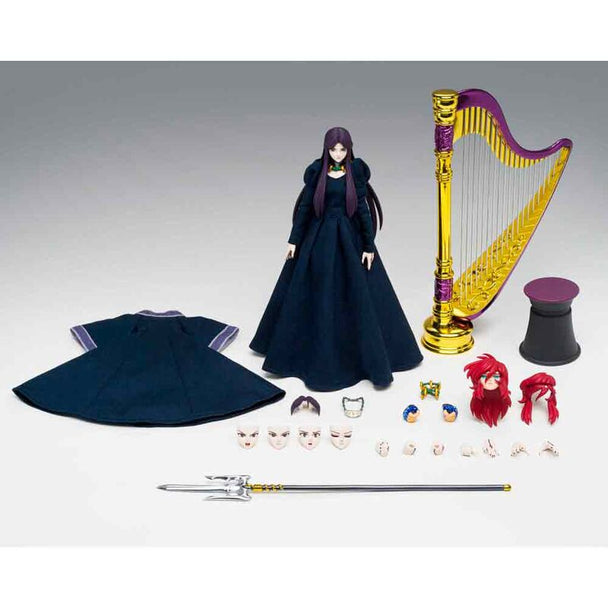 Zoom sur le visage expressif de la figurine Pandora Saint Cloth Myth Ex de 16cm