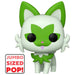 Figurine POP Jumbo Pokémon Sprigatito FUNKO 25cm montrant le côté gauche et sa posture dynamique