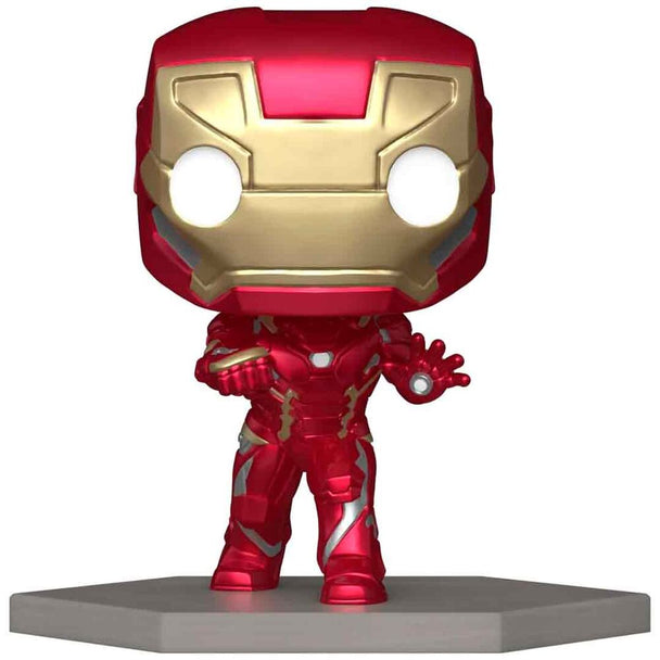 Figurine Funko POP Captain America en vinyle 9 cm avec détails du costume Civil War dans sa boîte cadeau