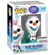 Figurine Funko POP Olaf de Disney déguisé en Ariel, vue de face avec boîte cadeau