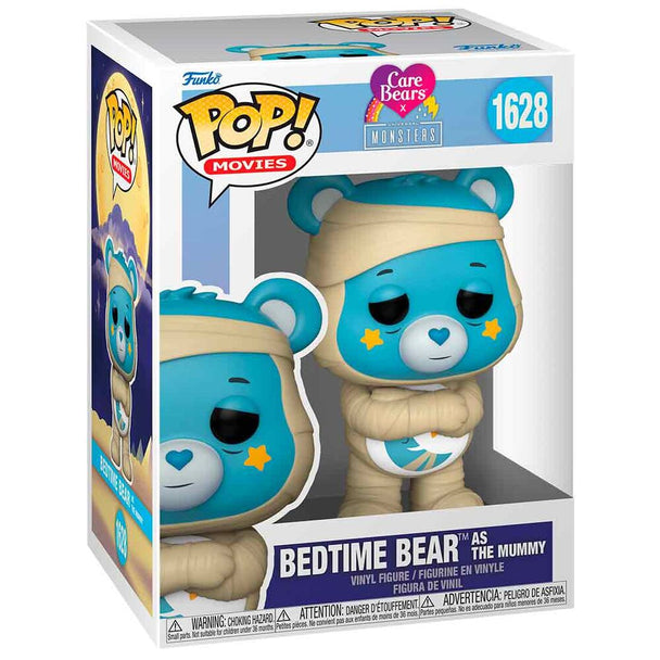 Figurine Funko POP Care Bears Bedtime Bear déguisé en Momie avec détails du costume Universal Monsters