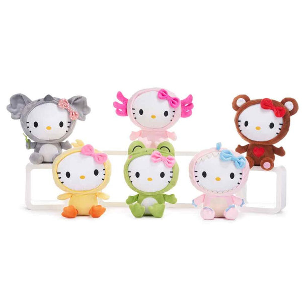 Peluche Hello Kitty Kingdom de 25 cm avec couleurs vives et détails soignés, produit officiel SANRIO.