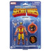 Figurine articulée Wolverine Marvel Legends Series Secret Wars vue de face avec bouclier