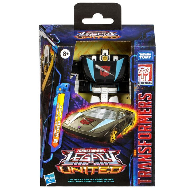 Figurine Transformers Wheeljack Deluxe 14cm en mode robot avec détails Armada Universe