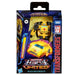 Figurine Bumblebee Deluxe 14cm de face avec détails précis et couleurs vives.