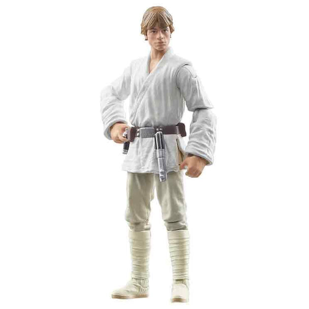 Détail du visage réaliste de la figurine Luke Skywalker HASBRO 9,5 cm