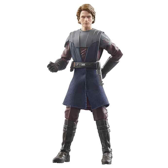 Détail de la figurine HASBRO Star Wars montrant les articulations et accessoires d'Ahsoka et Anakin