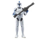 Détail de la figurine HASBRO Ahsoka Clone Trooper Lieutenant montrant les articulations et le casque