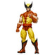 Figurine Wolverine Marvel Legends en position dynamique avec bouclier sur fond blanc