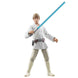 Vue latérale de la figurine Luke Skywalker avec tenue classique Star Wars