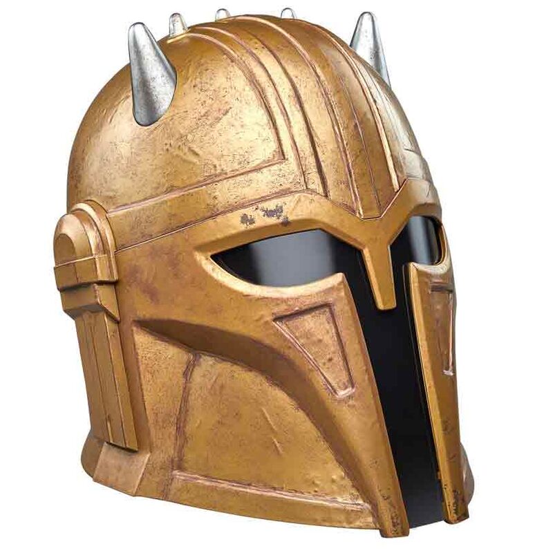 Détail sur les éléments électroniques intégrés dans le casque The Mandalorian The Armorer Black Series